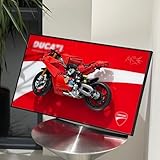 iLuane Display Wallboard for Lego Technic Ducati Panigale V4 S Motorcycle Toy Building Set 42202, Adult Collectibles Wall Mount, Home or Office Décor (No Car Included)