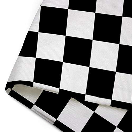 Emvency Set Of 2 Throw Pillow Cover Race Classic Checkered I Bleed Racing Check Black Decorative Pillow Case Home Decor Square 16 X 16 Inch Pillowcase #TOP4