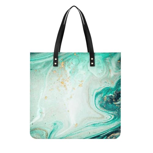 Sac à bandoulière voyage vert doré, le grand tote bag des escapades
