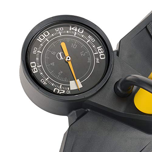 Spin Doctor Essential II Floor Pump, Yellow, Universal ( 40-5517)