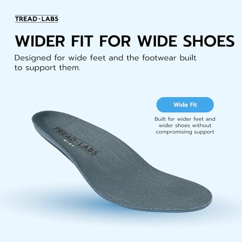 Plantillas Tread Labs para pies anchos con soporte firme miniatura 3