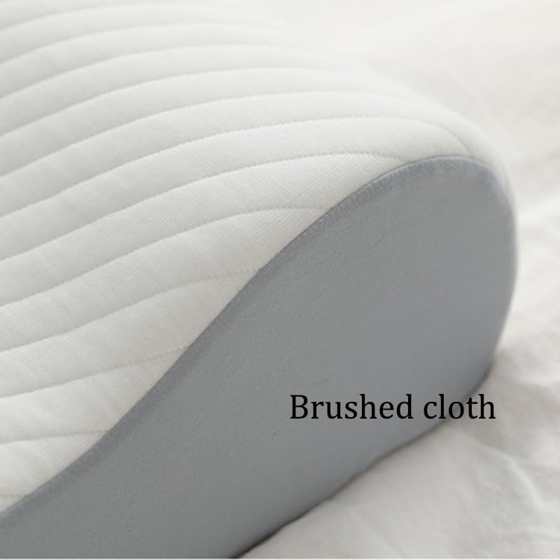Plush Fabric Home Hotel Sleep Aid Neck Pillow with Slow Rebound