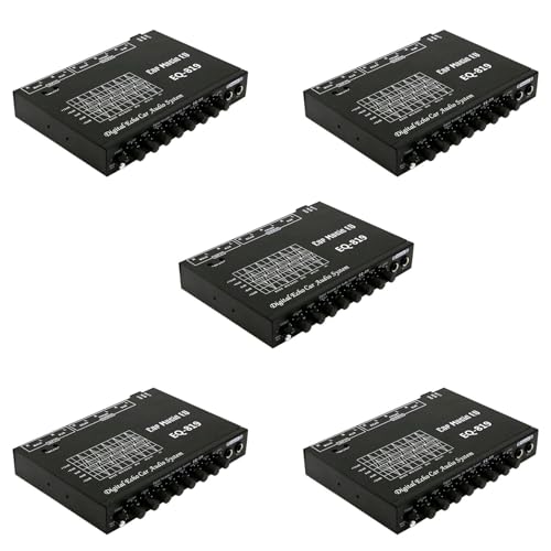 Égaliseur audio de voiture EQ-819 avec amplificateur croisé de tuning