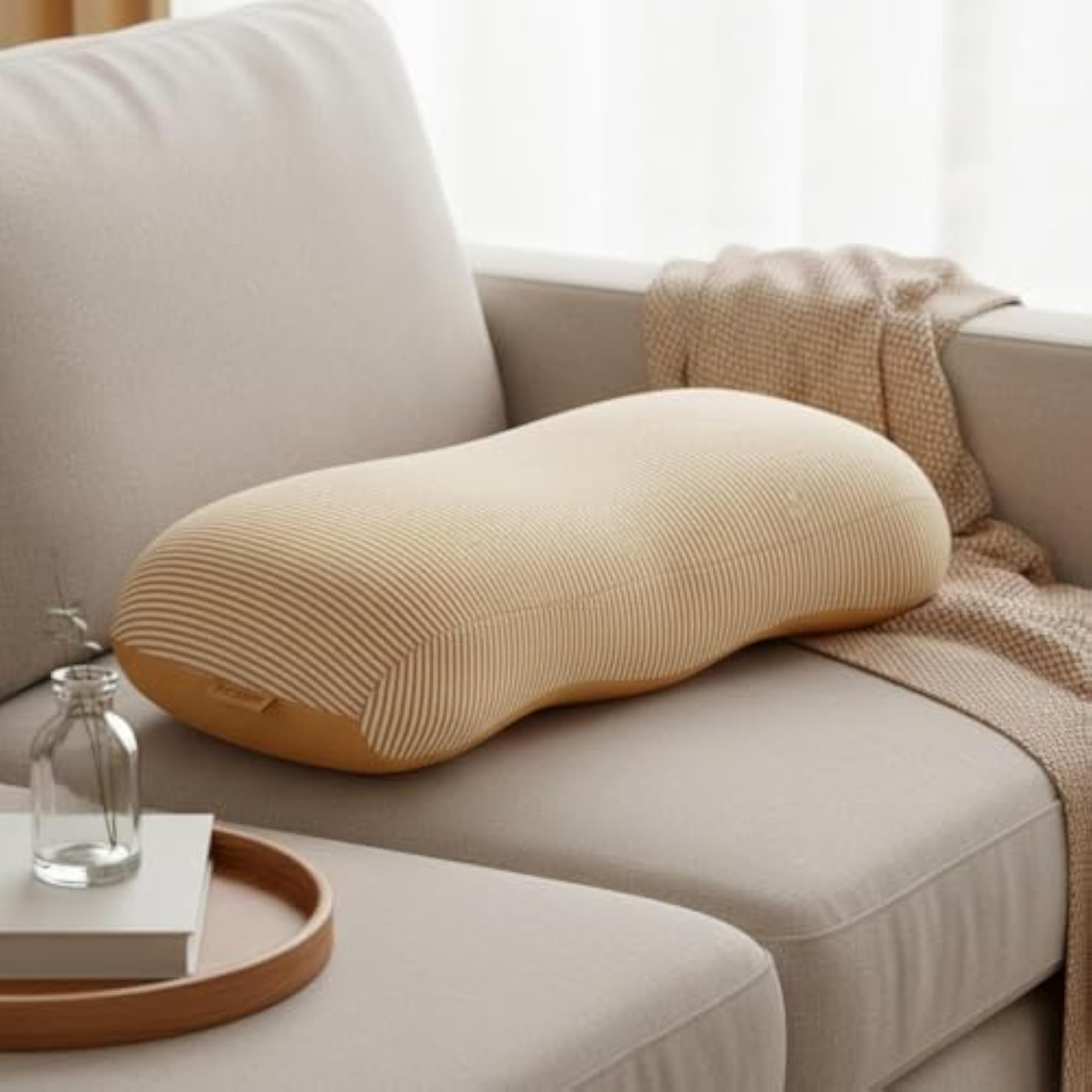 Memory Foam Back Support Pillow for Drivers and Commuters