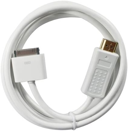 6ft 8m 30-pin 30pin Dock Connector to TV fir iPad 2 iPad3 HDMI HDTV AV DIGITAL ADAPTER ADAPTOR CABLE FOR APPLE iPAD 2 iPad3 iPHONE 4G 4S TOUCH - 1.8m -BeckenBower