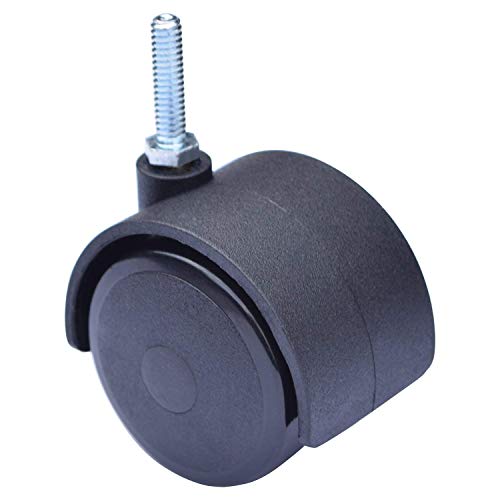 Mysit 2" Swivel Stem Caster Wheel, Screwed Bolt 1/4" X 1" - 20, 4-Pack #TOP4