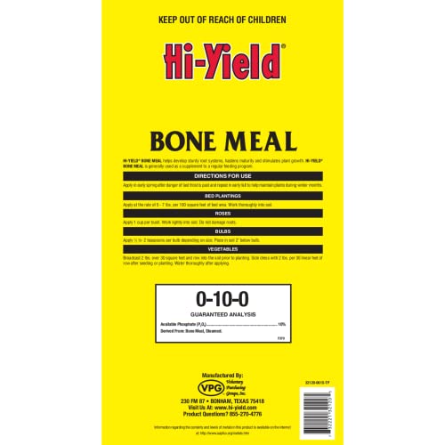 Bone Meal Fertilizante Fosforado 20 lbs Hi-Yield miniatura 2