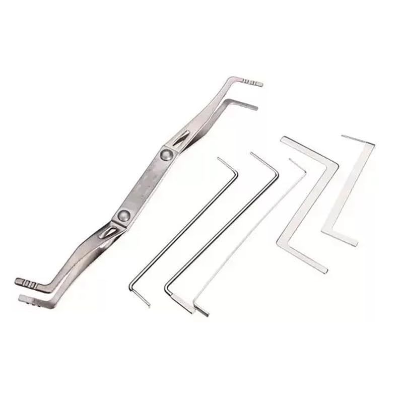 Klom Lock Pick Master - Set di 32 grimaldelli, sistema di utensili per addestramento, attrezzi professionali da fabbro