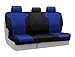 Coverking Custom Fit Rear 60/40 Bench Seat Cover for Select Ford F-150 Models - Neoprene (Blue with Black Sides)