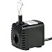 Irishom Pompe per fontane pompe per fontane da giardino pompa ad Acqua per Acquario con 2 ugelli （600L/H 8W AC220-240V）