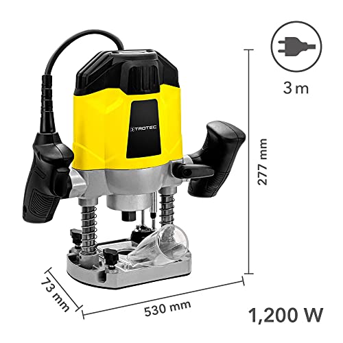 Trotec PRTS 10-1200 Oberfräse mit 1200 Watt Leistung