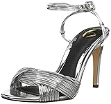  Buffalo Damen Florin Riemchensandalen, Grau (Silver 001), 39 EU