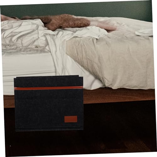 Organizador de revistas de fieltro para camas y sofás en salones modernos 5