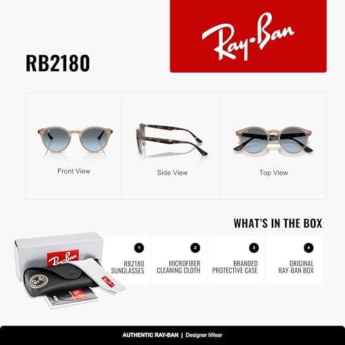 Image of Ray-Ban womens Rb2180 Round Sunglasses