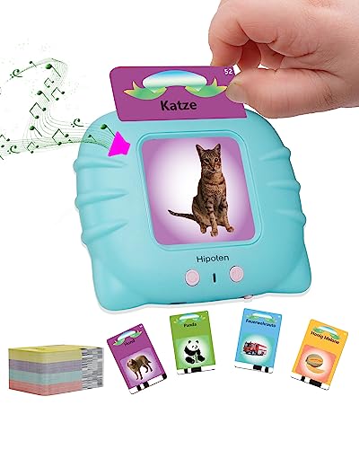 Hipoten sprechende Lernkarteikarten, Lernspielzeug für Kleinkinder für 1...