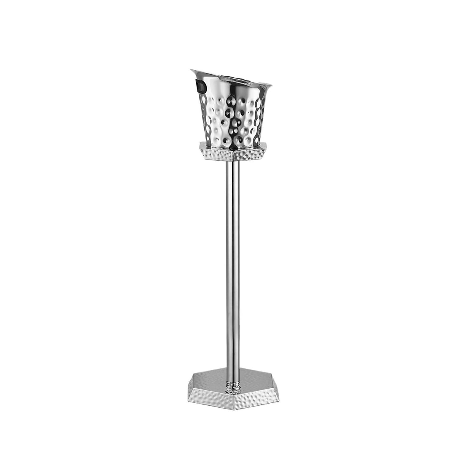 Lijiaxiuyc-101 ice bucket Stainless Steel Ice Bucket With Stand Cube Container For Party Bar Ktv Bbq Home champagne bucket(Large)