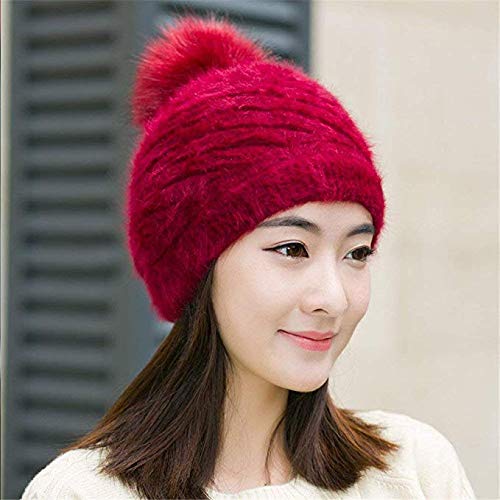 Bonnet hiver en tricot pour femme béret chaud élastique M taillededemai 56-58cm
