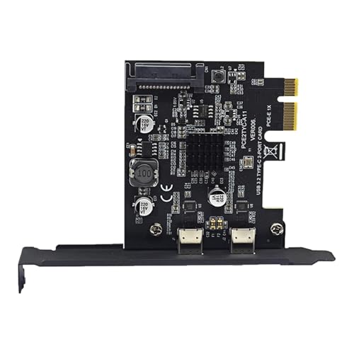 Tarjeta de expansión PCI E con puertos USB2 Tipo C dobles para actualizar placas base de PC