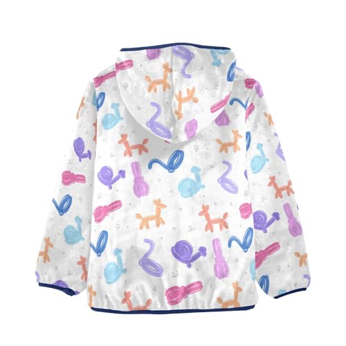 Children's Balloon Toys Girls Fleece Jacket Girls Fall Jacket Girls Zip Up Hoodie Girls Sherpa Jacket 2-10T2