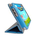 iShoppingdeals - for HP 7 G2 Tablet (Model 1311 Only) Folding Folio Skin Cover Case, Deep Sky Blue