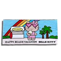 Amazon｜タオル サンリオ 日焼けキティ HELLO KITTY HAPPY BEACH