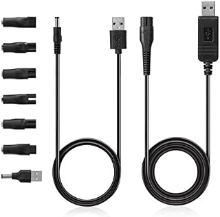 Charger Cable for Philips Shaver,LANMU 5V USB Shaver Charging Lead Power Cord for The Kinds of Bread Trimmer,Shavers,Beauty Instruments,Purifiers,Table Lamps,Pitbull Skull,HQ8505,QP2520