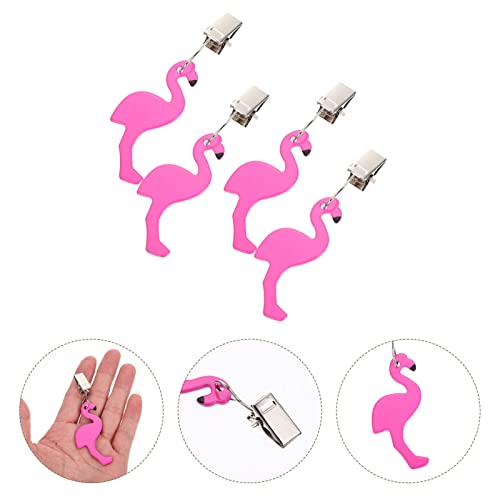 Doitool Tablecloth Clips 4Pcs Tablecloth Weights Table Cloth Clips Windproof Cloth Cover Holders Flamingo Shaped Table Cloth Clamps For Kitchen Dining Wedding Party Favors Dress Weights #TOP3