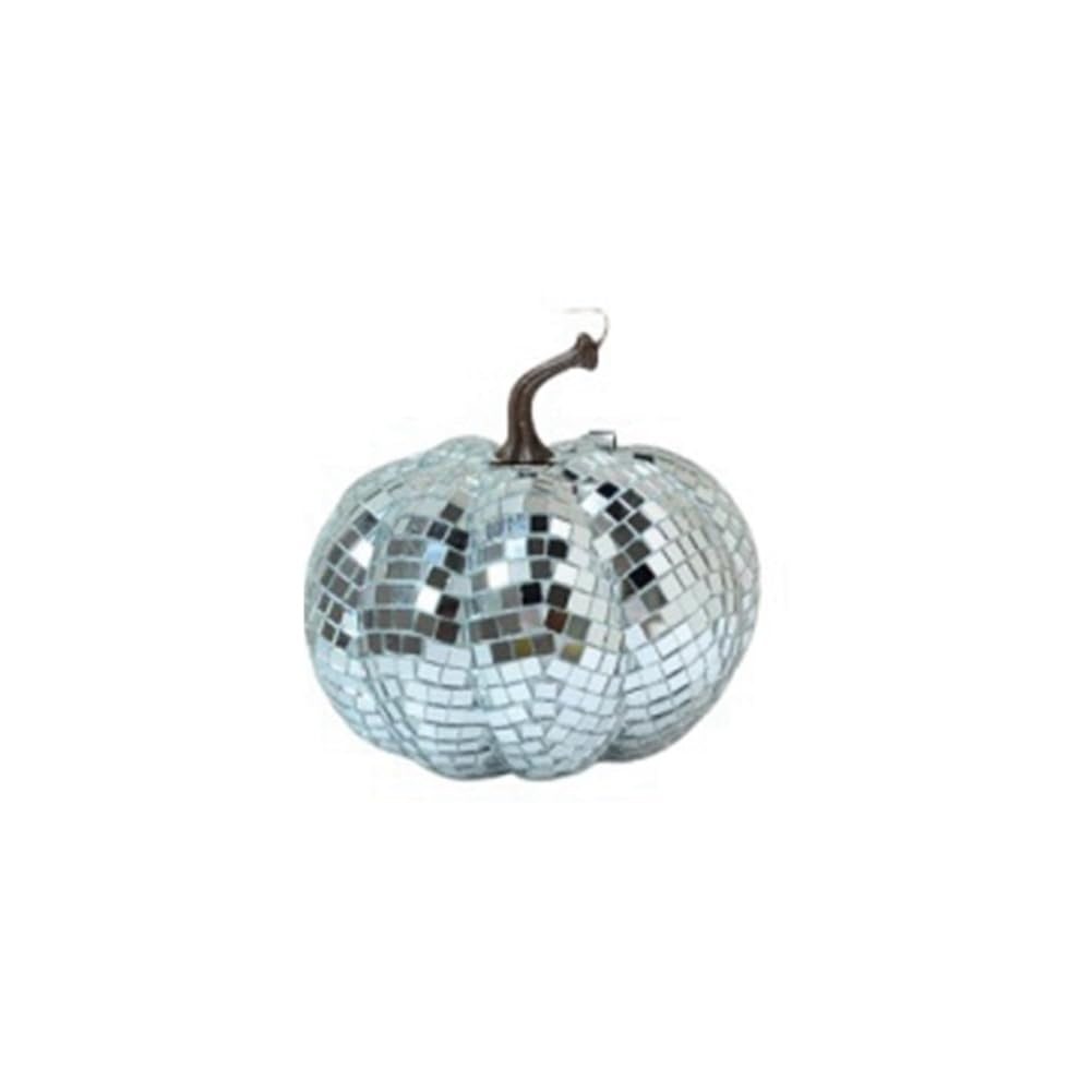 CTRLZS DISCO-Mirror Ball for Bar and Wedding, Ornaments, Pumpkin,Pumpkin Disco Ball Halloween Home Decor 12cm