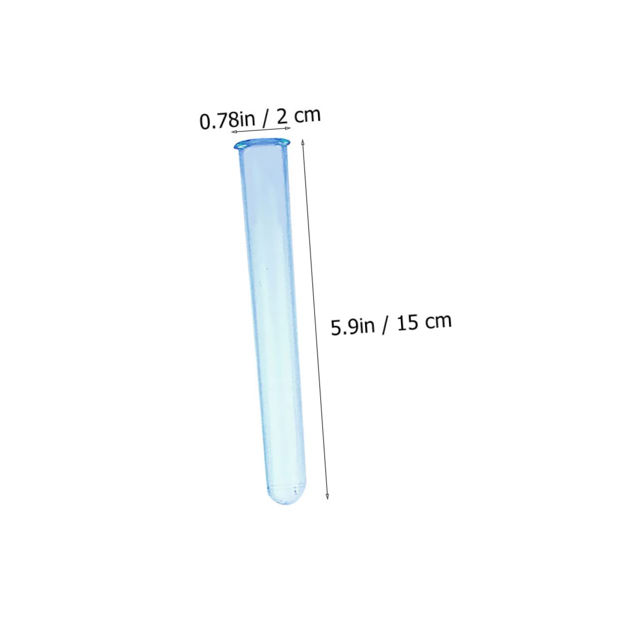 Cabilock 10pcs Test Tube Cup Tubes Simple Jumbo Mixing Mixology Party Margarita Bartender Bartending Kit Stirrer Transparent Drinks Stuff Professional Beakers Test Bottles Plastic