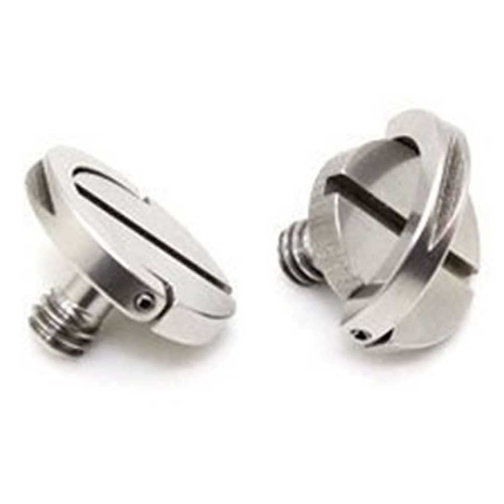 Anillo D Con Bisagra De Acero Inoxidable De 1/4-20-image