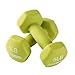 HolaHatha Neoprene Dumbbell Weights Set with Rack, Home Gym Equipment, 56 Lbs, Multicolor - Portable Weighted Exercise Dumbbells for Fitness, Training, and Lifting Workouts