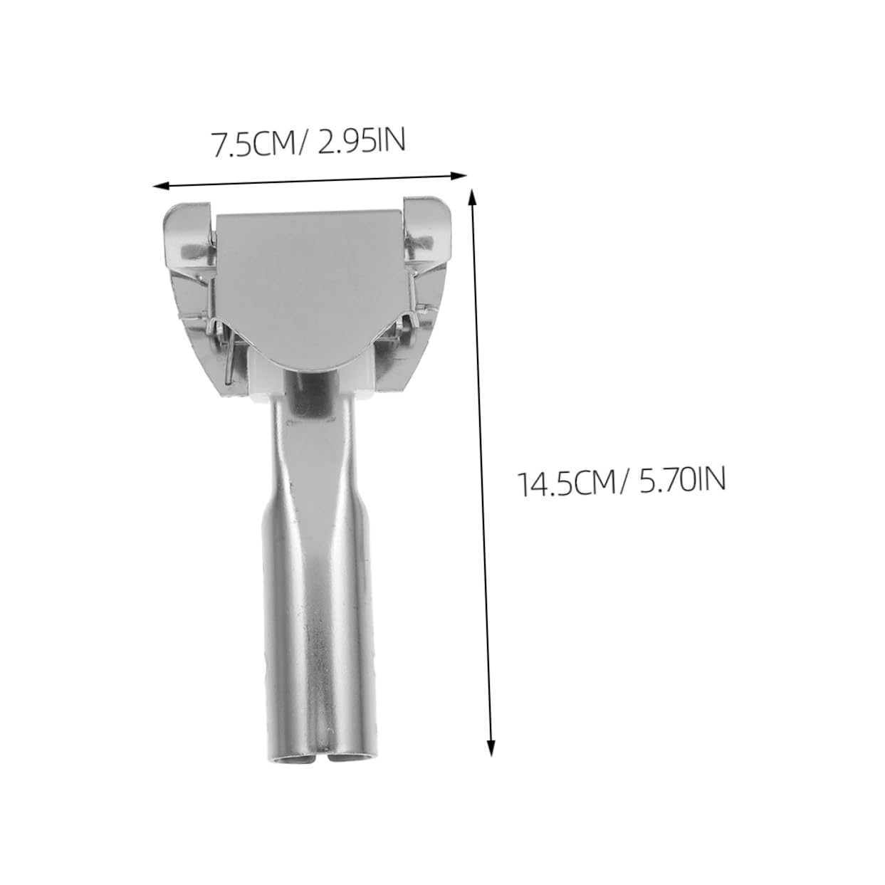 Ciieeo Ergonomic Mop Handle Clamp Mop Pole Adapter for Replacement Heads Dust Putter Head Attachment