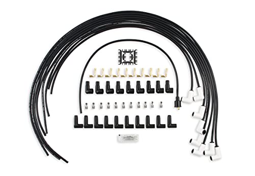 ACCEL 9001C Extreme 9000 Spark Plug Wire Set - Universal - 90 Degree White Ceramic Boots #1