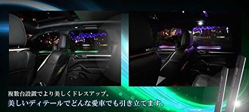 Amazon Co Jp 愛車にと存在感を漂わせる 車用ledライト 車 カー 用品 内装 Led ライト 配線 不要 簡単 設置 ソーラー パネル Sd Carl02 車 バイク