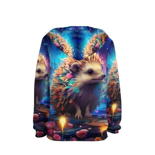 Boys Girls Hoodies Kids Cute Long Sleeve Kangaroo Pocket Youth Sweatshirt for 6-16 Years2