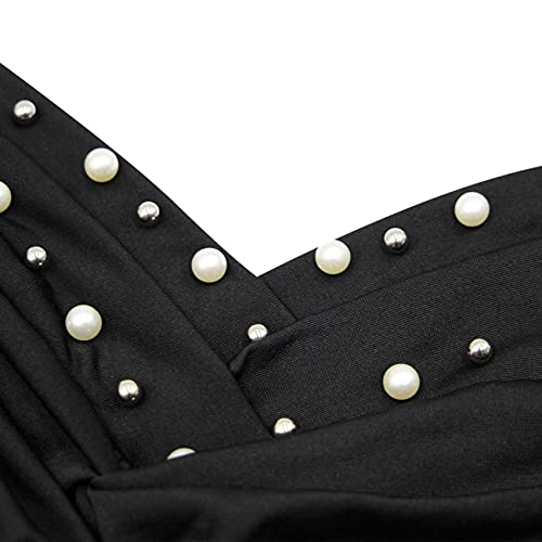 RARITYUS Women Muslim Hijab with Rhinestone Beads Soft Head Wrap Scarf Shawl Islamic Ramadan Long Hejab4