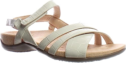 Sandales Mirabi Vionic en cuir effet croco os taille 42 pour femme