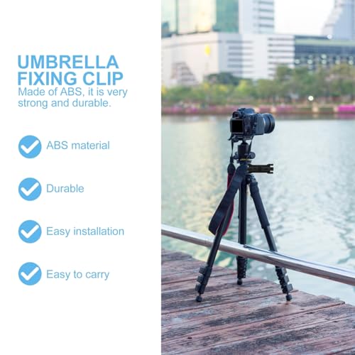 Hemobllo Stativzubehör Regenschirmhalter Clip Aus Stahl Für Kamera Outdoor Fotografie Schutz Gegen Regen Und Sonne Einfache Montage