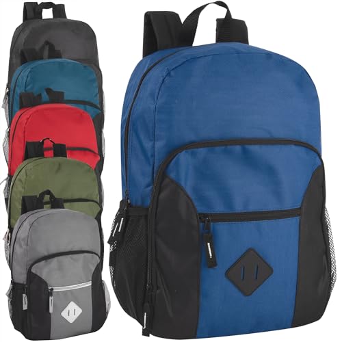 Summit Ridge 24 Pack Bulk Backpacks for Homeless Adults,