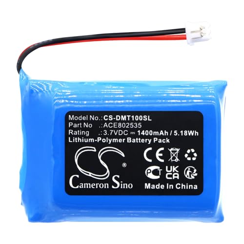 CS Cameron Sino 1400mAh / 5.18Wh Replacement Battery for Divoom Macchiato, ACE802535