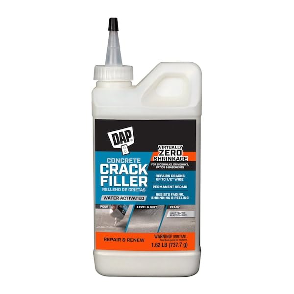 DAP 7079860500 Crack Filler Gray Acrylic 16 oz Gray