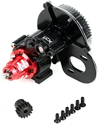 LCX Racing 1/10th RC Crawler Car CNC Machined Aluminum Transmission Complete Gearbox for Axial Wraith 90018 90048,Upgrades Parts Accessories