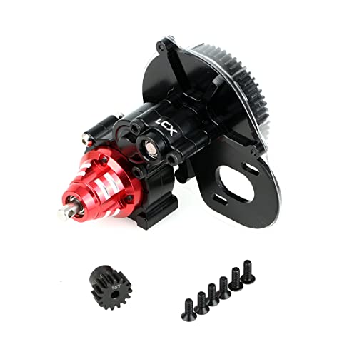 Lcx Racing 1/10Th Rc Crawler Car Cnc Machined Aluminum Transmission Complete Gearbox For Axial Wraith 90018 90048,Upgrades Parts Accessories #TOP17