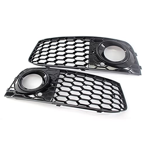 Grille de pare-chocs A4 B8 en nid d'abeille noir finition haut de gamme 2008-2012