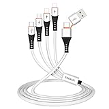 SDBAUX 6 in 1 USB A to USB C Multi 4 in 1 Dual Phone Type C Micro Port Charger Cord,3A Fast Charging Cable Compatible with Most Mobile Phones and Electronic Devices Tablets