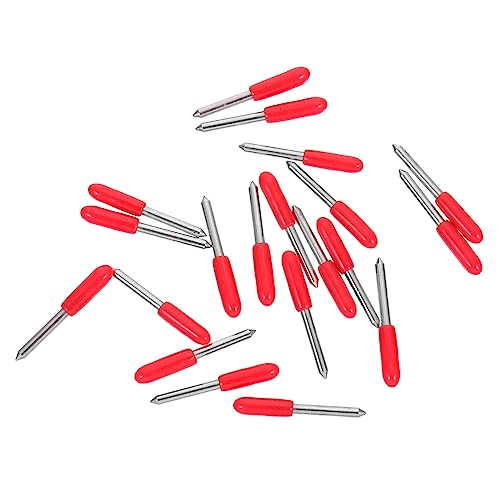 CANIGHT 20pcs Lettering Cutters for Cutting Plotters Blades for Vinyl Cutter Compatibility High Precision for Adhesive Media and Crafting