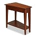 Leick Recliner Wedge End Table, Medium Oak
