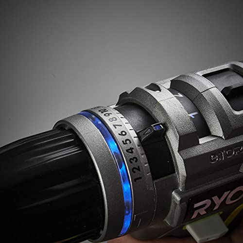 Set brushless Schlagbohrschrauber RYOBI 18V OnePlus R18PDBL Winkelschleifer 125 mm 18 V OnePlus R18AG7-0 2 Akkus Schnellladegerät R18CK2BL-252S – Bild 6