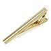 New Durable Men Boys Alloy Gold Plated Tone Simple Necktie Tie Pin Clasp Clip