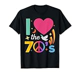 Dieses lustige 70s Motto Party Outift ist ein tolles Geschenk zum Geburtstag für alle Hippies, die gerne Peace Love and Rock 'n' roll haben und Flower Power über alles lieben.